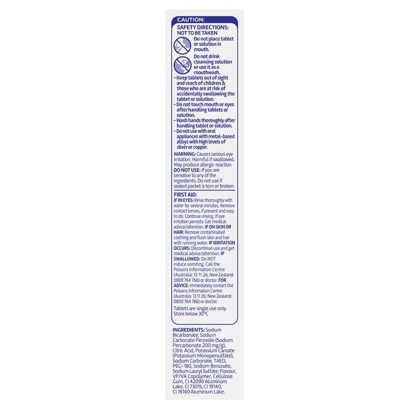 Polident Retainer and Mouthguard Cleanser 36 Tablets
