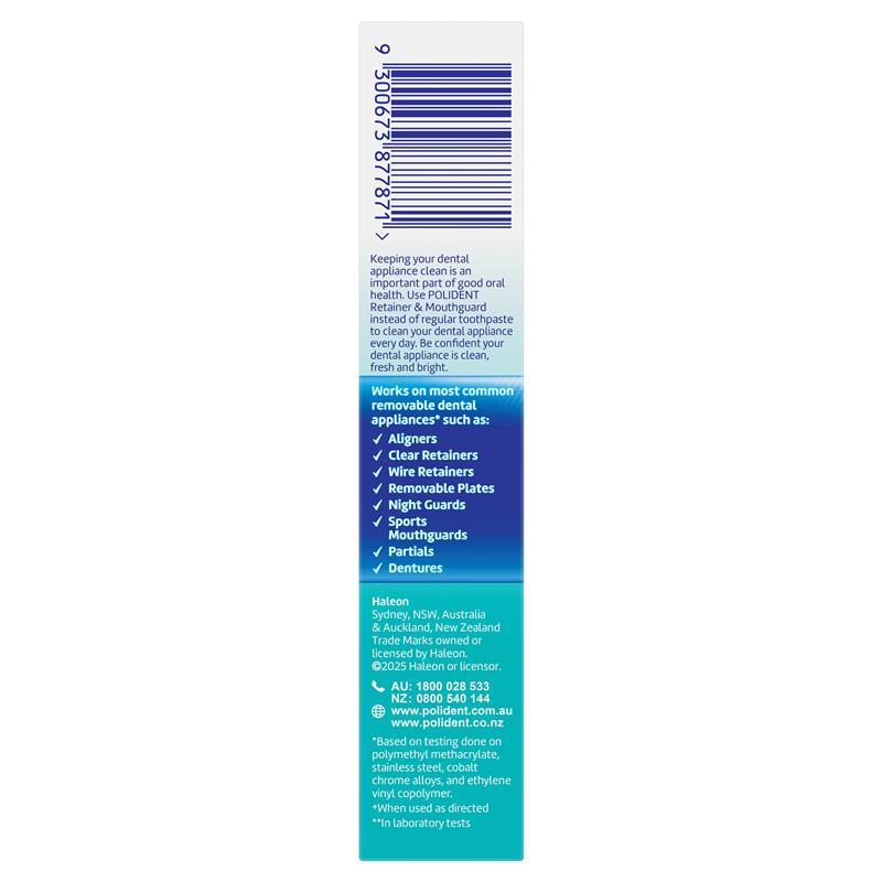 Polident Retainer and Mouthguard Cleanser 36 Tablets