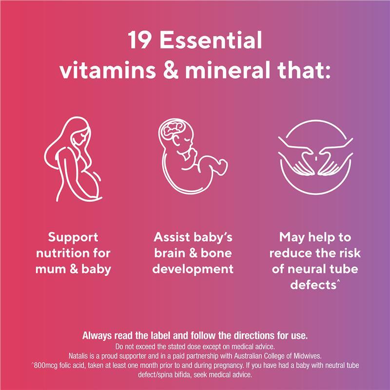 Natalis Pregnancy Support 100 Tablets