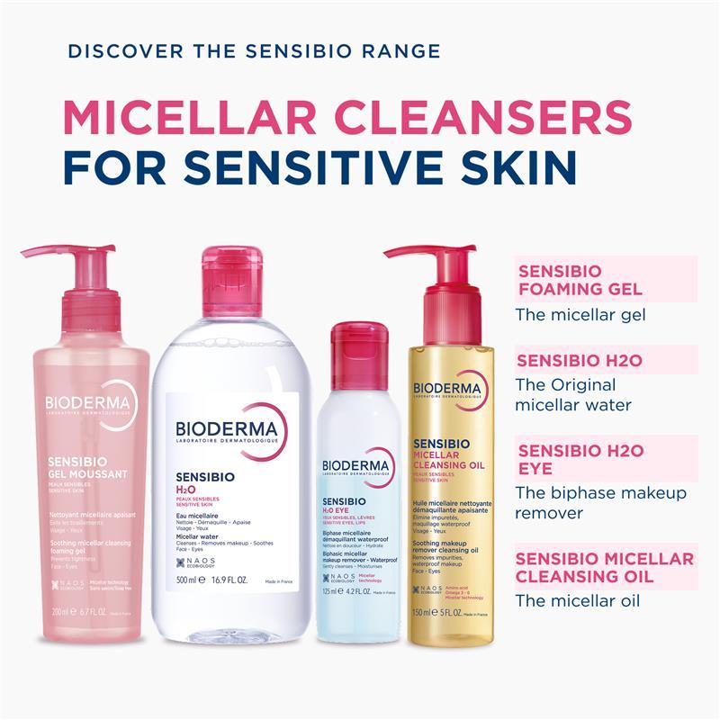 Bioderma Sensibio Micellar Oil Cleanser Makeup Remover for Sensitive Skin 150ml