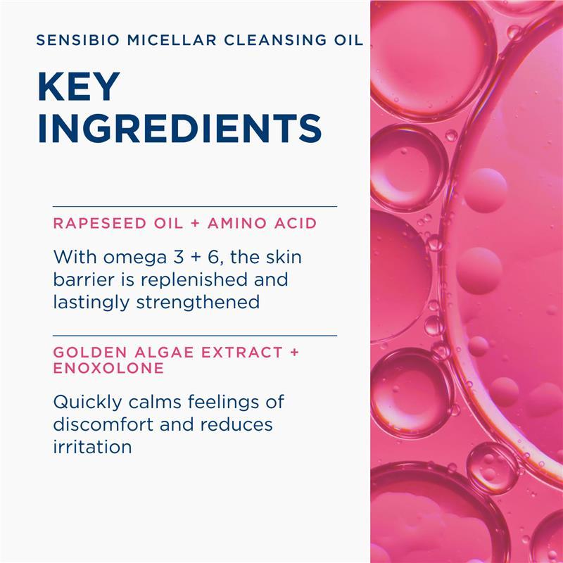 Bioderma Sensibio Micellar Oil Cleanser Makeup Remover for Sensitive Skin 150ml