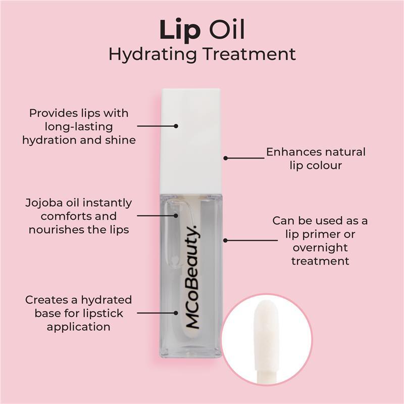MCoBeauty Lip Oil Hydating Treatment Clear NEW