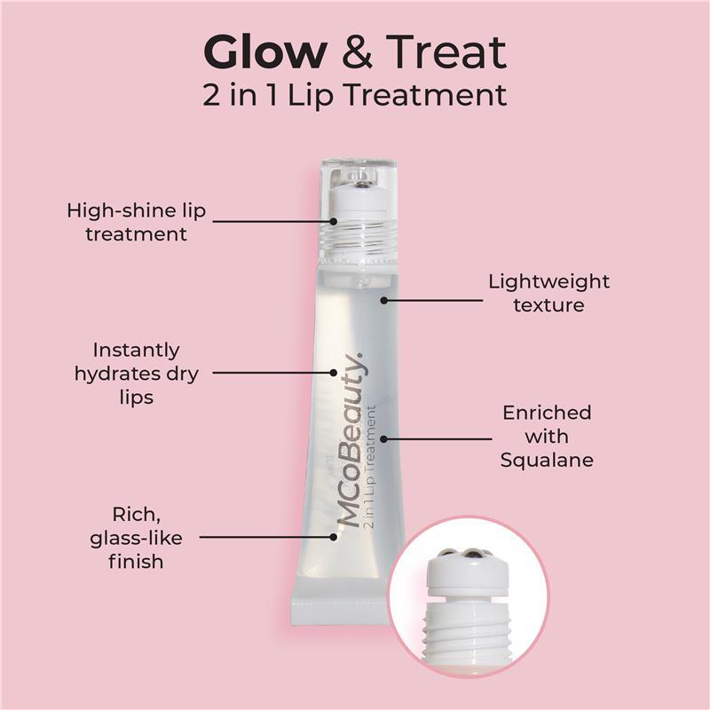MCoBeauty Glow & Treat 2-in-1 Lip Treatment Coconut