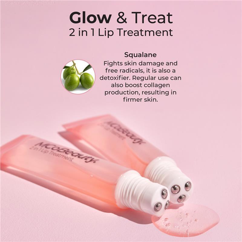 MCoBeauty Glow & Treat 2-in-1 Lip Treatment Coconut