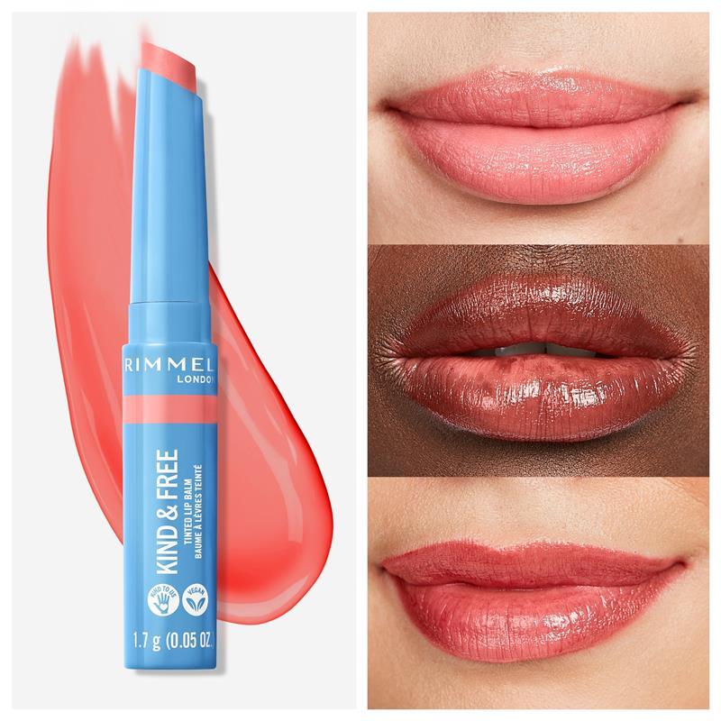 Rimmel Kind & Free Lip Balm 004 Hibiscus Blaze