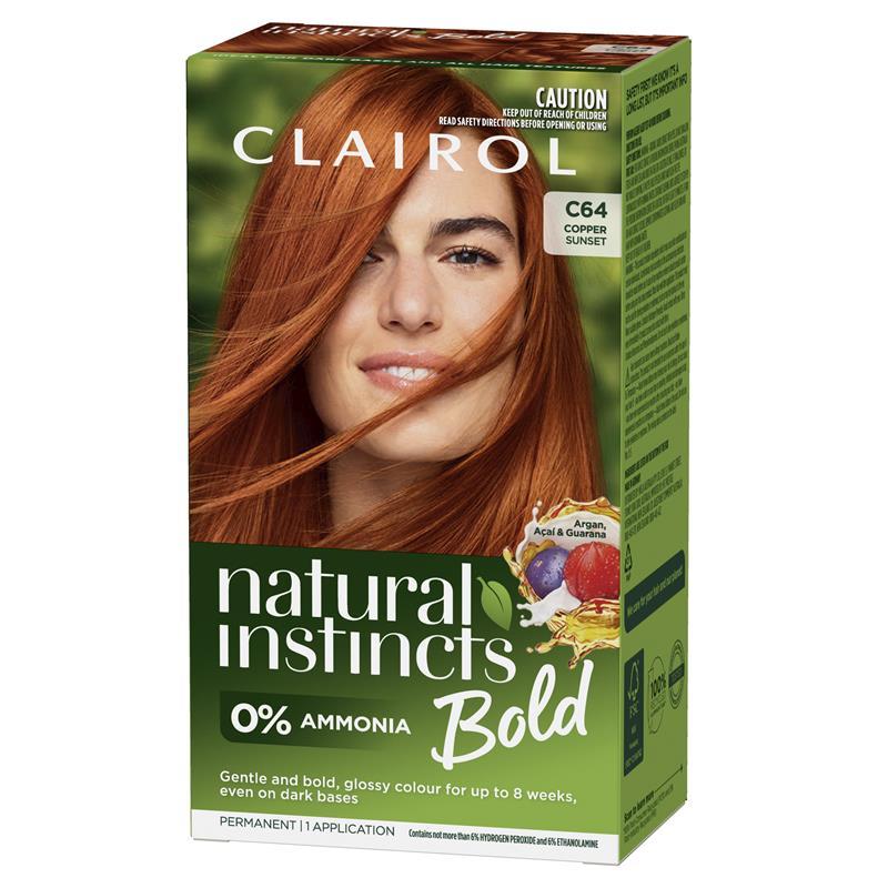 Buy Clairol Natural Instincts Bold Copper Sunset Permanent Hair Colour