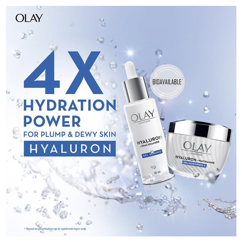Olay Luminous Hyaluron + Niacinamide Gel Moisturiser 50g