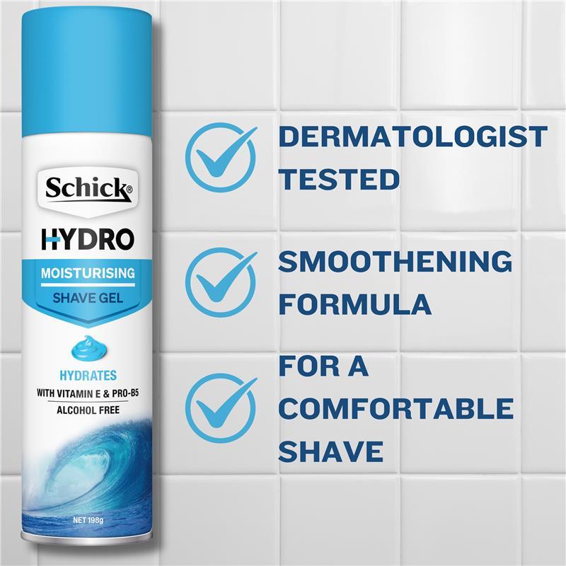 Schick Hydro Moisturising Shave Gel 198 g