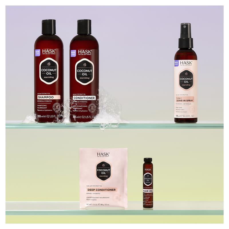 Hask Coconut Oil Nourishing Hair Oil Vial 18ml