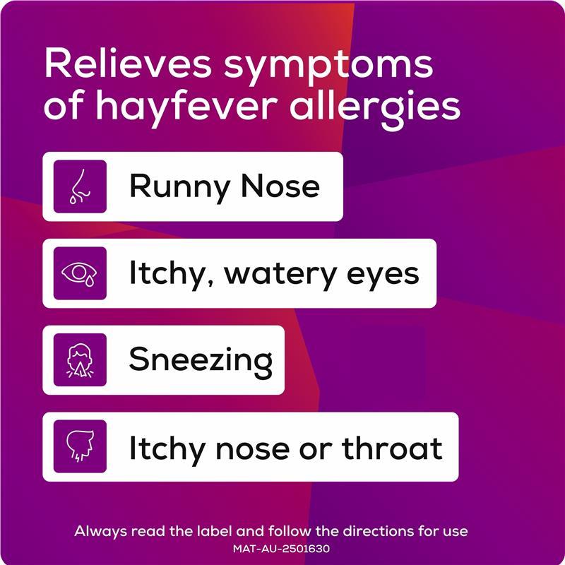 Telfast Hayfever Allergy Tablets 180mg 100 Pack Exclusive Size