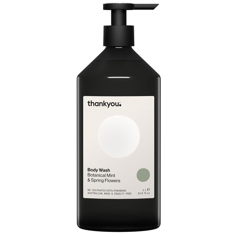 Thankyou Body Wash Botanical Mint & Spring Flowers 1L
