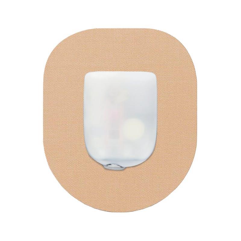 Glucology 25 Pack CGM Patches for Omnipod Beige