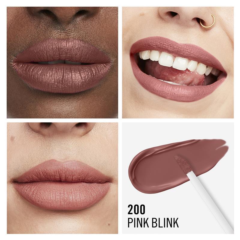 Rimmel London Mega Matte Liquid Lip 200 Pink Blink