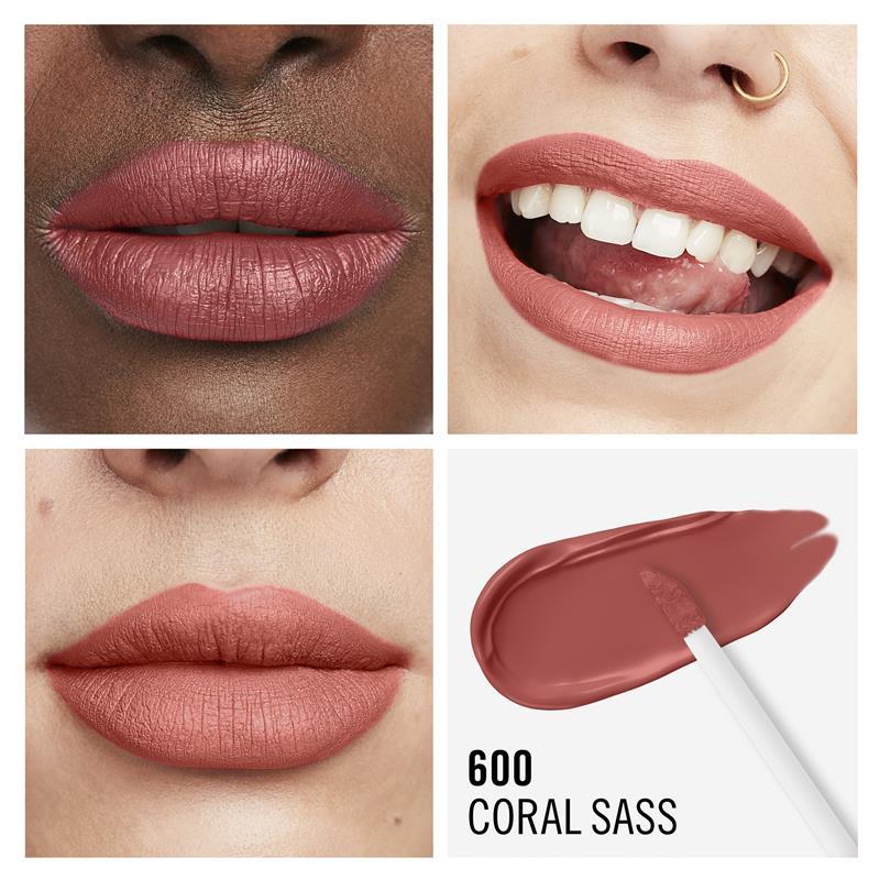 Rimmel London Mega Matte Liquid Lip 600 Coral Sass