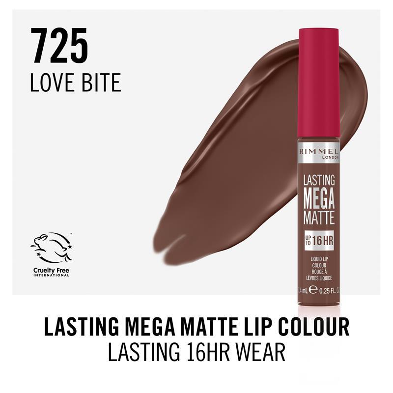 Rimmel London Mega Matte Liquid Lip 725 Love Bite