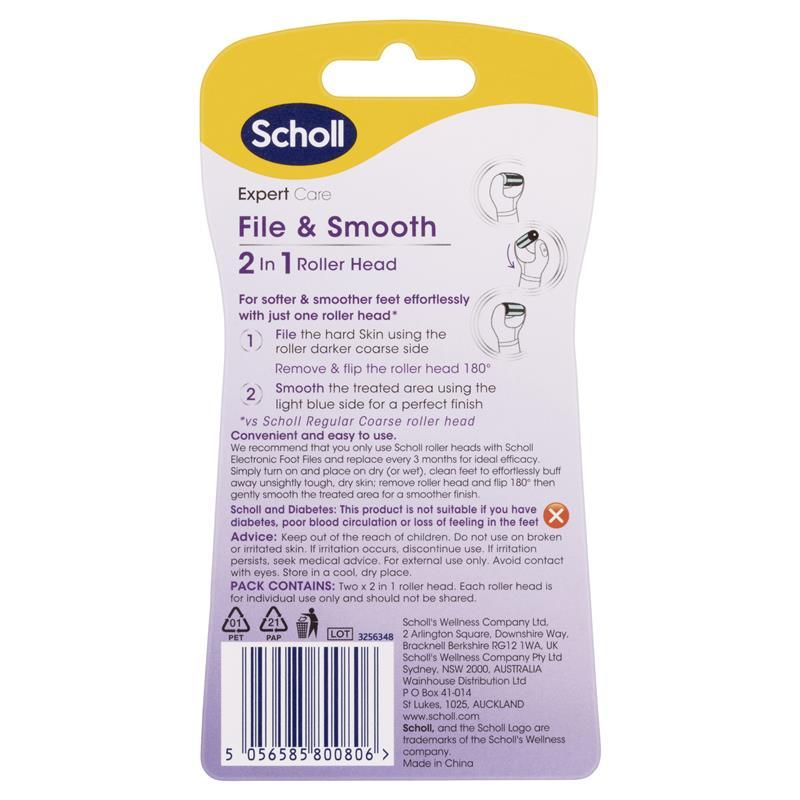 Scholl Expert Care 2 in 1 Electronic Foot File System Refill