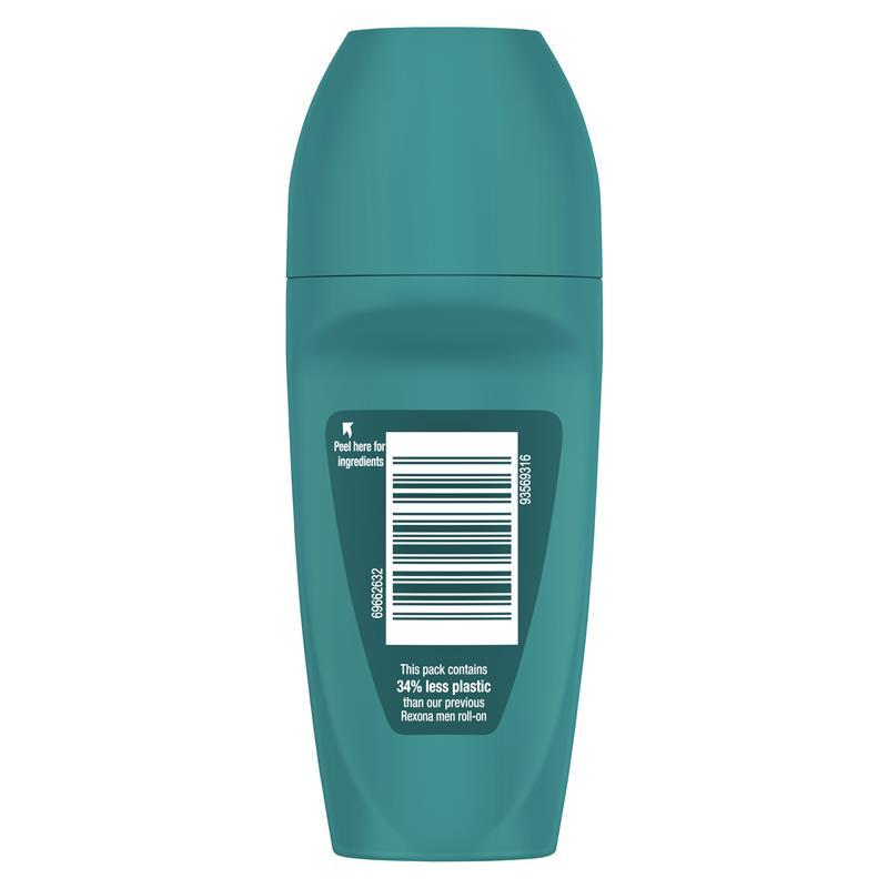 Rexona Men Advanced Antiperspirant Roll On Invisible Dry Black & White 50ml