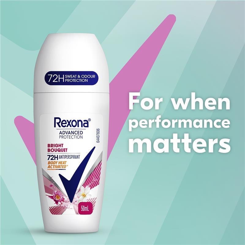 Rexona Women Advanced Antiperspirant Roll On Bright Bouquet 50ml