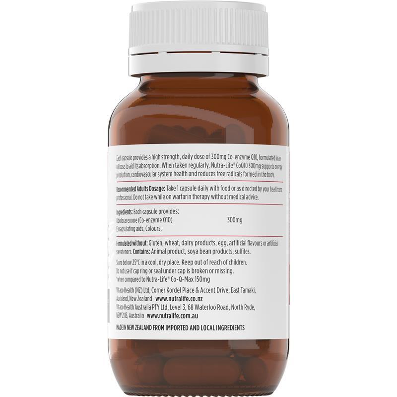 Nutra-Life CoQ10 300mg 60 Capsules