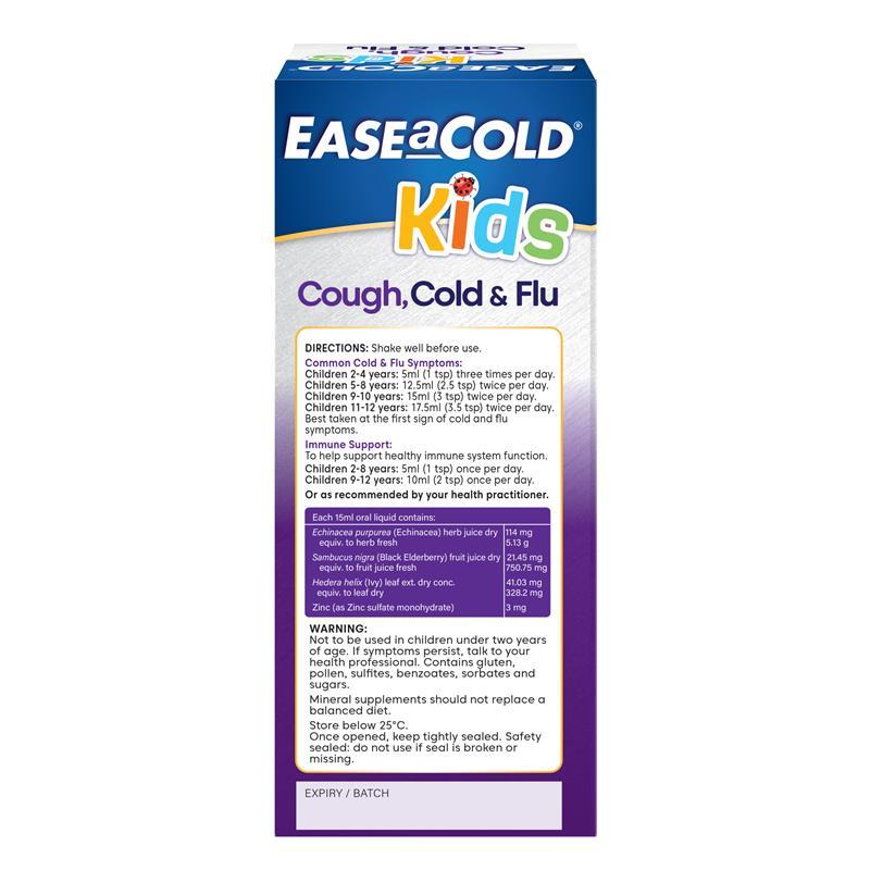 Ease a Cold Kids Cough Cold and Flu 180ml