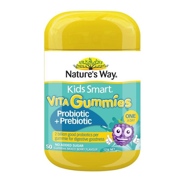 Nature's Way Kids Smart Vita Gummies Probiotic + Prebiotic 50 Pastilles