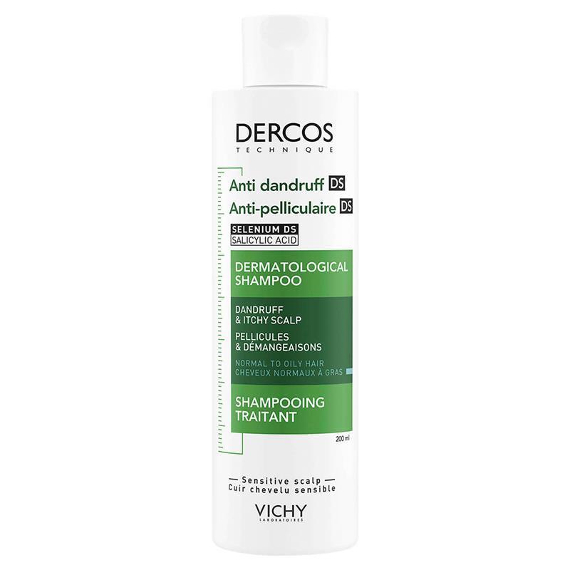 Dercos Anti-Dandruff Ds Shampoo Normal To Oily Hair 390ml