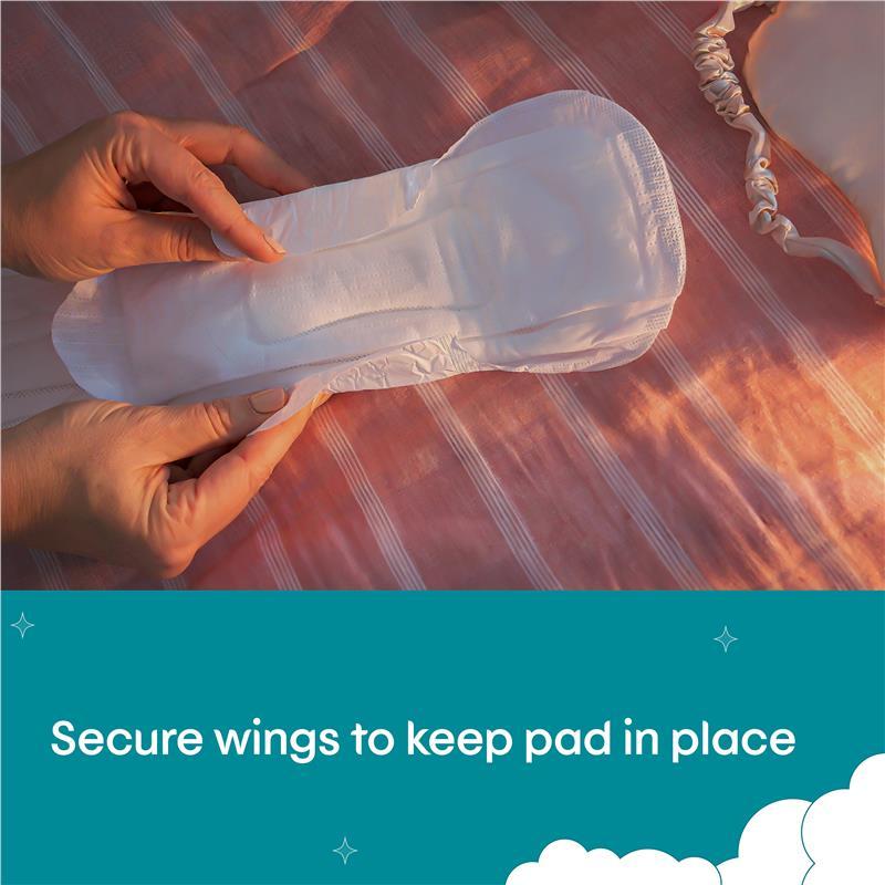 U by Kotex Extra Overnight Ultimate Pads with Wings 6 Pack