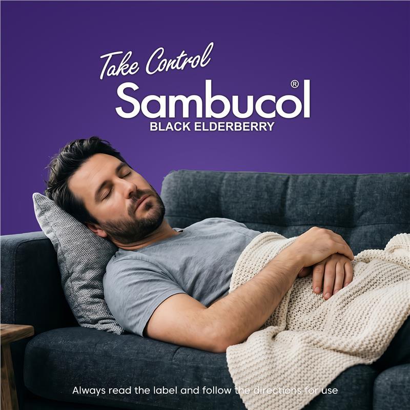 Sambucol Cold & Flu Double Strength 12 Capsules