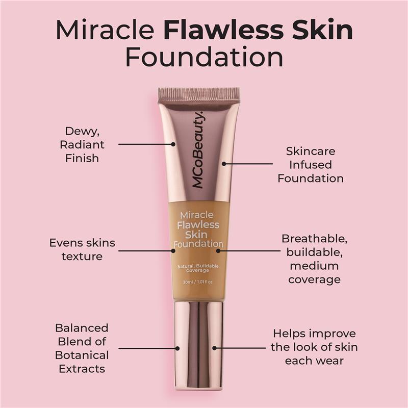 MCoBeauty Miracle Flawless Skin Foundation Natural Ivory
