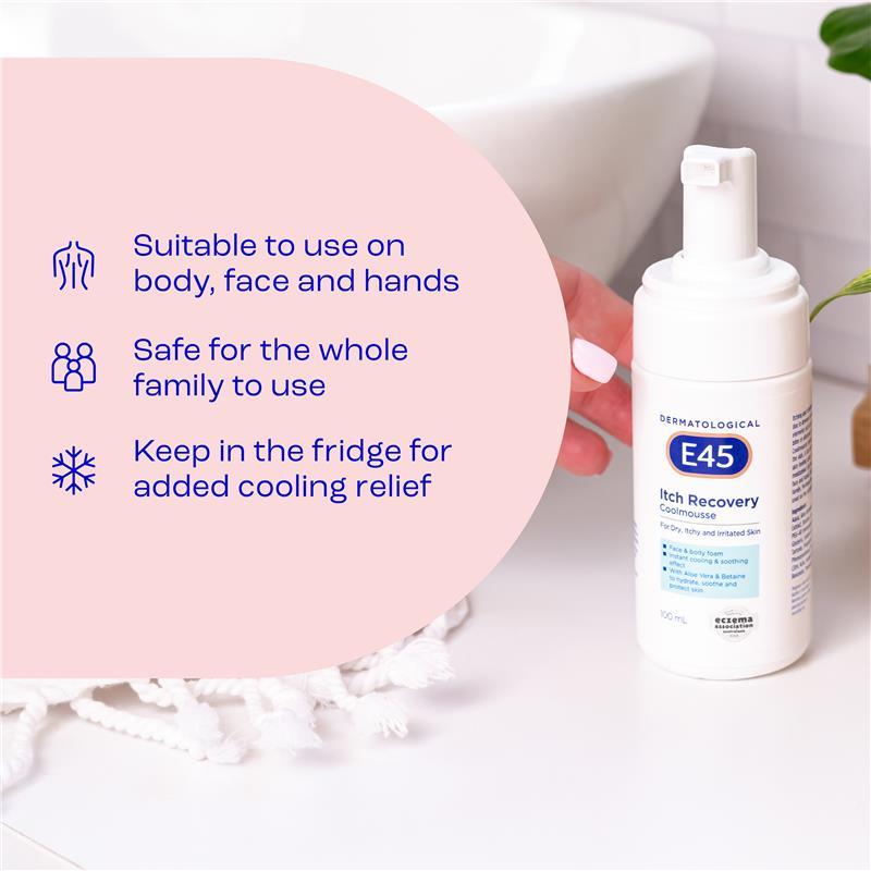 E45 Itch Recovery CoolMousse 100ml