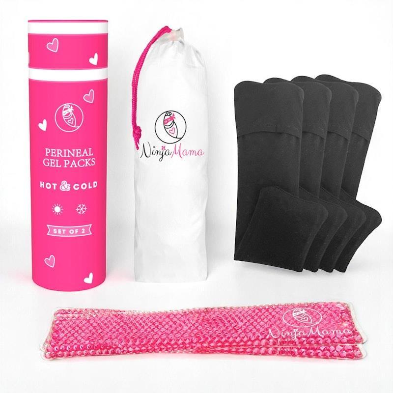 Ninja Mama Peri Bottle and Perineal Ice/Heat Pack Bundle