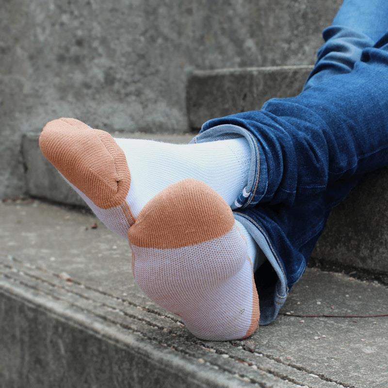 Glucology Copper Based Loose Top Classic Socks 2 Pairs Black Medium