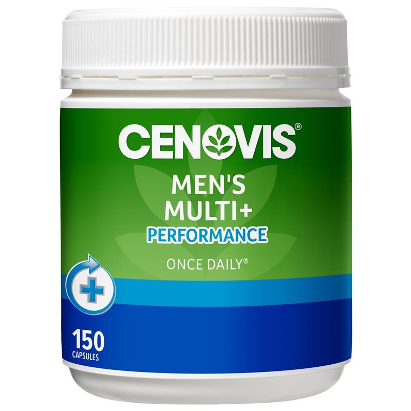 Cenovis Once Daily Mens Multi + Performance 150 Capsules