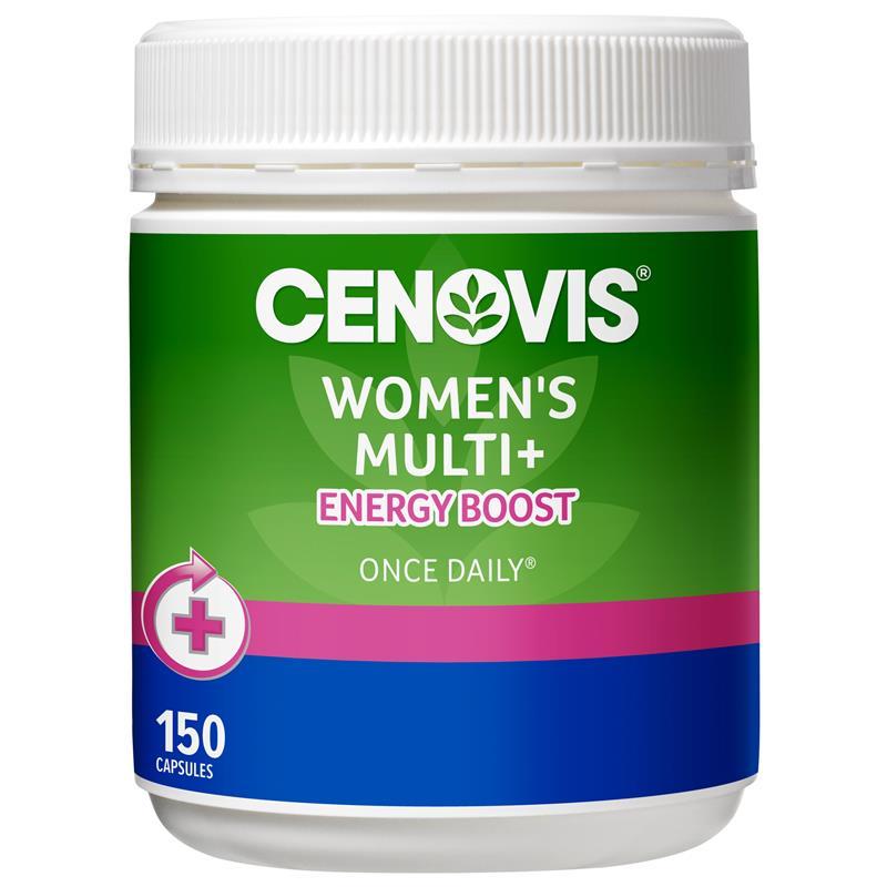 Cenovis Once Daily Womens Multi + Energy Boost 150 Capsules