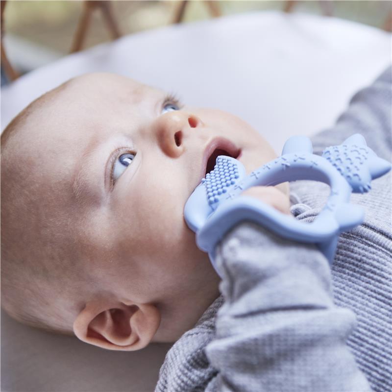 B.Box Wrist Teether Lullaby Blue