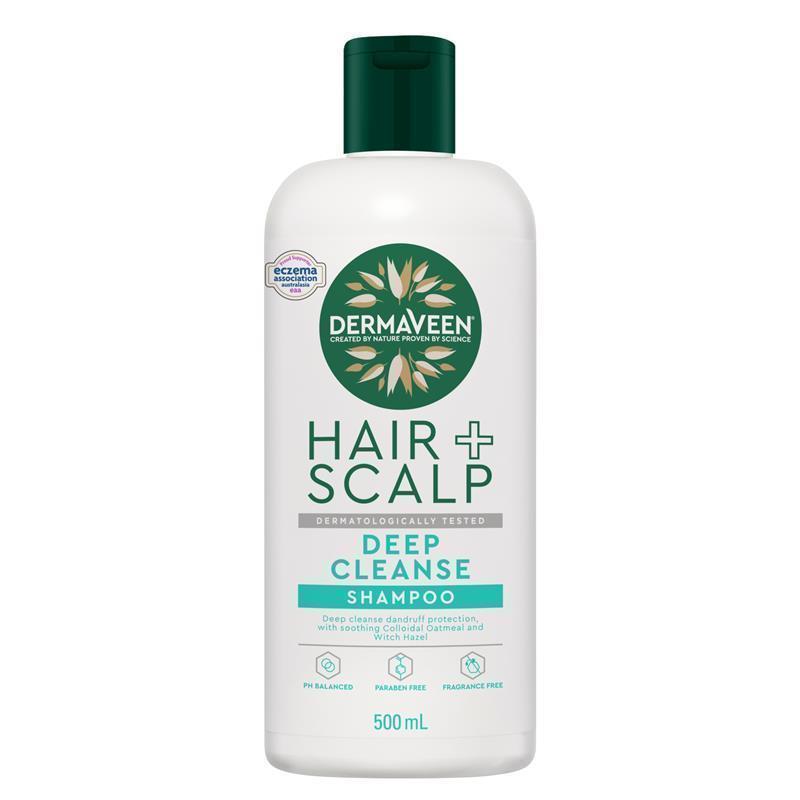 DermaVeen Hair + Scalp Deep Cleanse  Shampoo 500ml