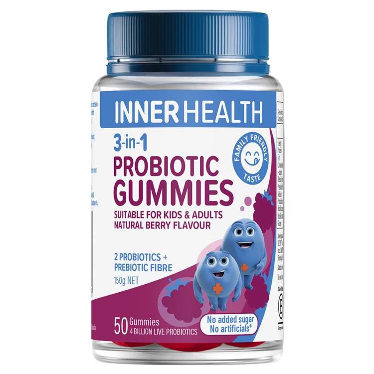 Buy Inner Health 3 in 1 Probiotic Gummies 50 Pack online at Chemist ...