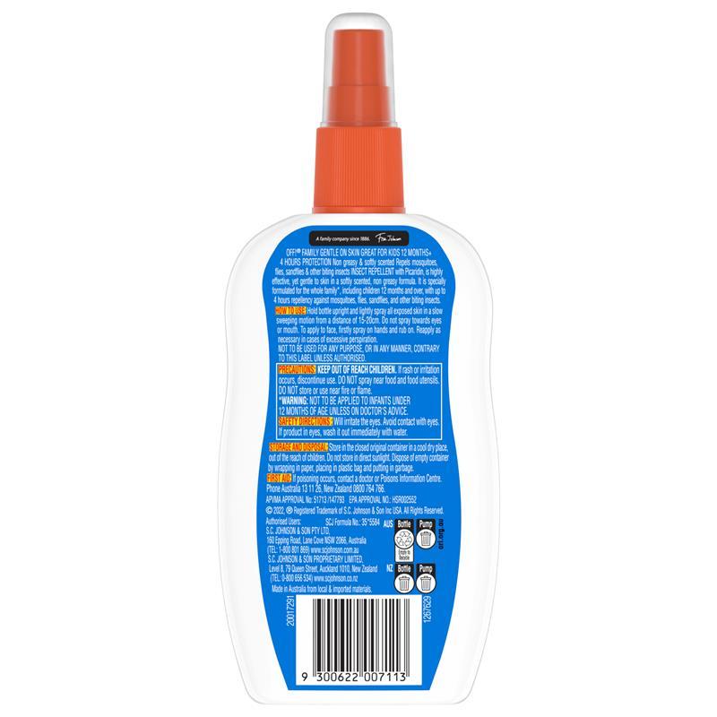 OFF! Kids Deet Free Insect Repellent Pump Spray 175ml