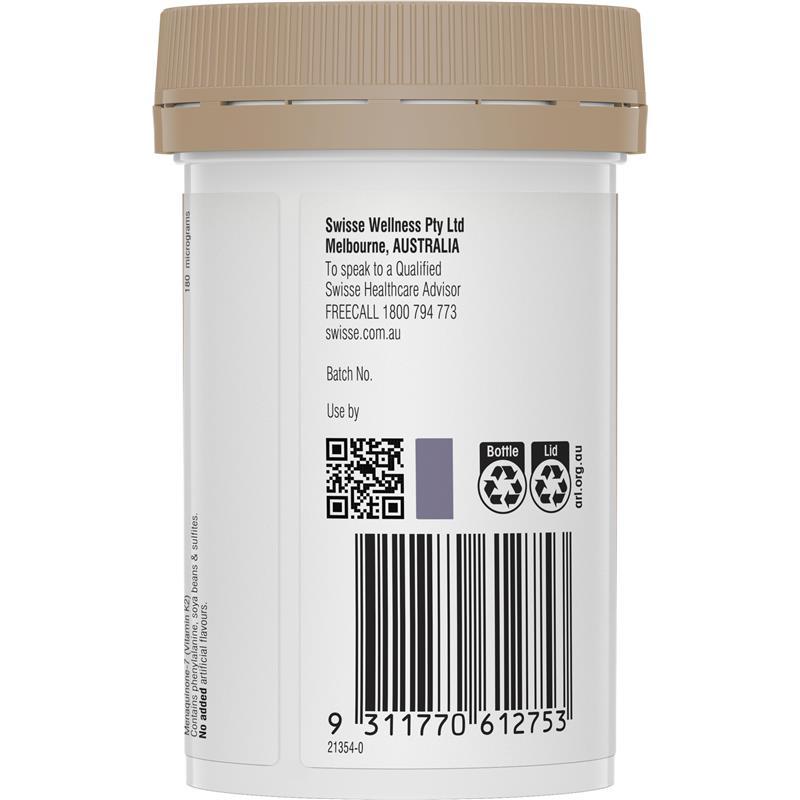 Swisse Ultiboost Vitamin K2 60 Capsules