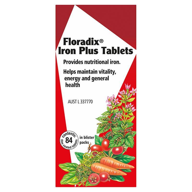 Floradix Iron Plus 84 Tablets NP