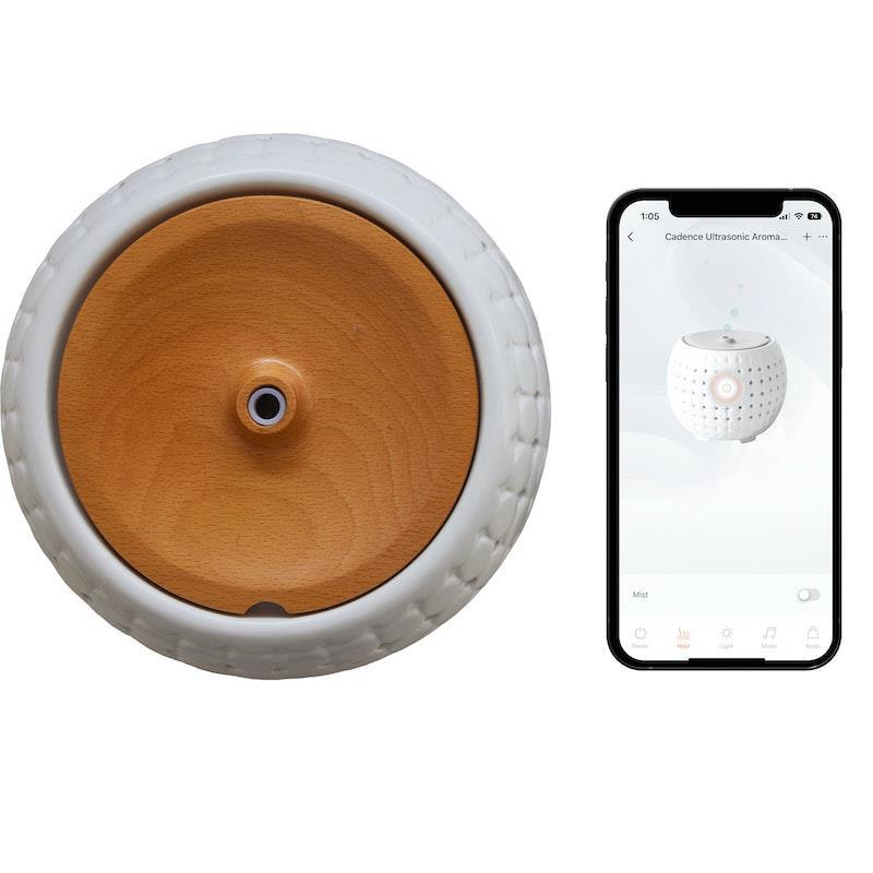 Ellia Cadence Ultrasonic WiFi Diffuser White