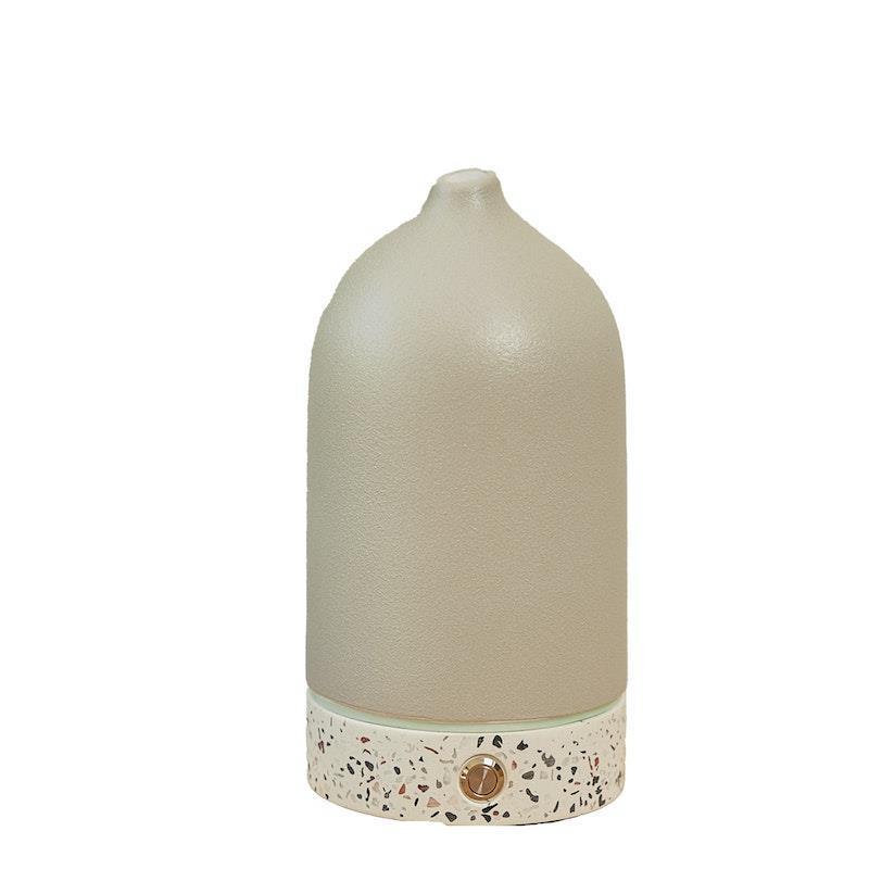 Ellia Pure Aroma Diffuser Ceramic & Terrazzo Grey