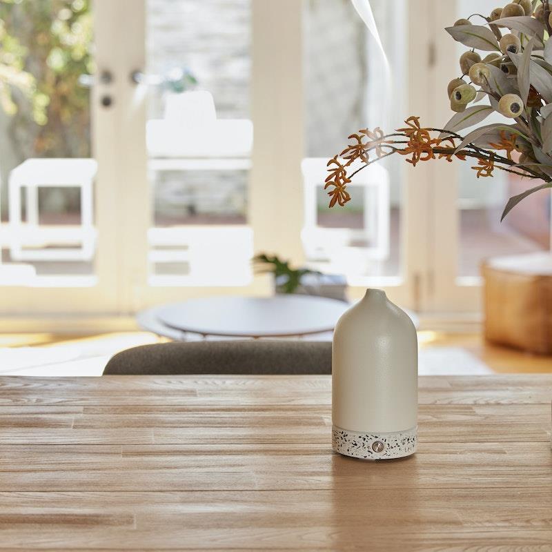Ellia Pure Aroma Diffuser Ceramic & Terrazzo Grey