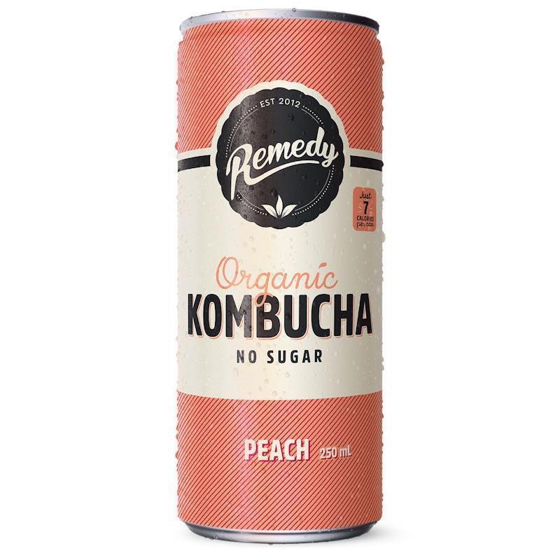 Remedy Kombucha Peach 24 x 250ml