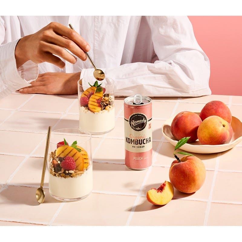 Remedy Kombucha Peach 24 x 250ml