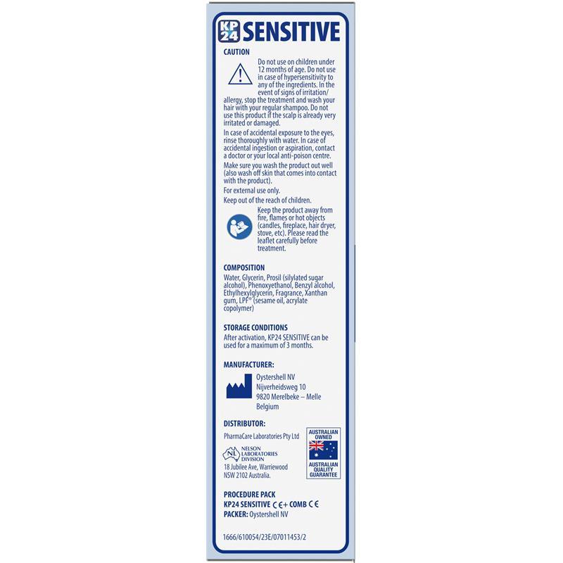 KP 24 Sensitive + Comb 100ml