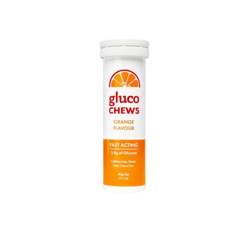 Glucology 2 Pen Cooling Pouch + 6 tubes Fast Acting Glucochews 2 Pen Cooling Pouch (Red) + 6 tubes Fast Acting Glucochews - Orange (6x10)