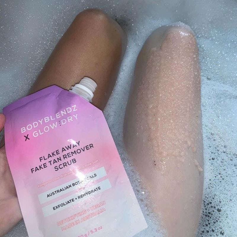 GlowDry - Flake Away Fake Tan Remover Scrub 150g