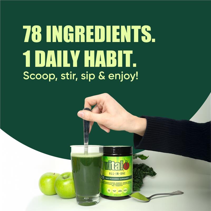Vital All In One Lemon & Ginger Powder 300g