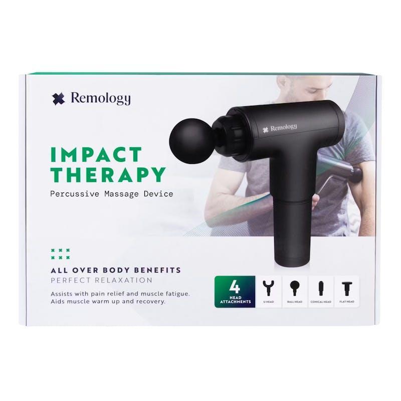 Remology Impact Therapy Percussive Massager includes 4 Heads 1pc